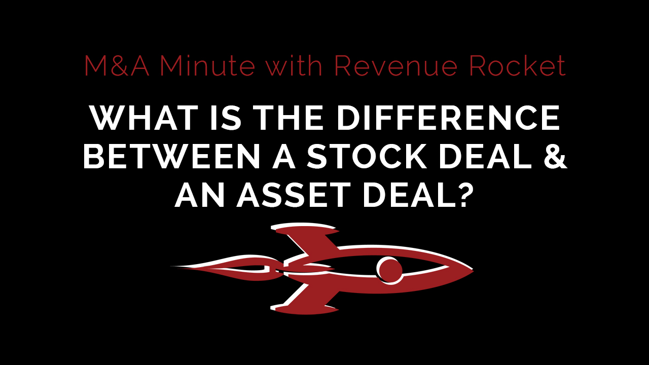 what is the difference between a stock deal and an assrt deal